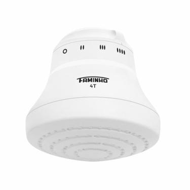 Imagem de Chuveiro Elétrico Fame Faminho 4 Temperaturas 6800 Watts, Branco - 220 Volts