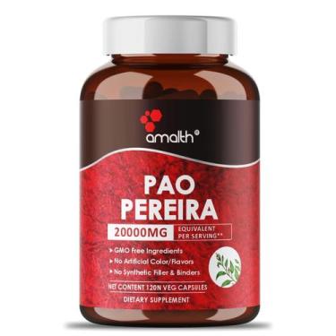 Imagem de Suplemento AMALTH Extrato de Pao Pereira 20:1 1000mg 120 cápsulas