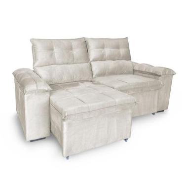 Imagem de Sofá Retrátil e Reclinável 3 Lugares Verona 2,30m Élpis Móveis - Élpis