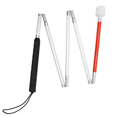 Imagem de Blind Cane Stick Marsrut Mobility Reflective Vermelho-Branco