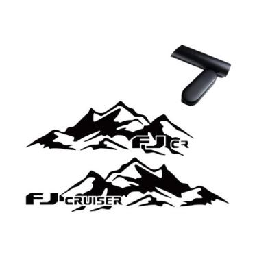 Imagem de Adesivos Laterais Para Porta De Carro Toyota FJ Cruiser, Decalques De 