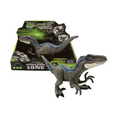 Imagem de Dinossauro de Brinquedo Movimenta e Faz Barulho Velociraptor RS054-2 -