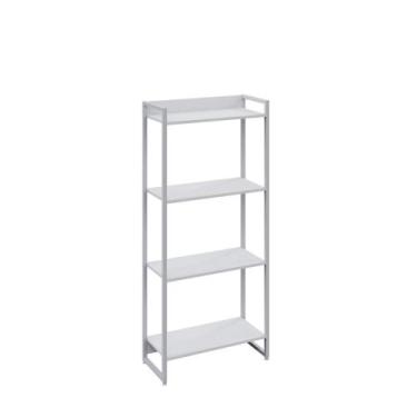 Imagem de Estante Dynamica 60X30X146cm C/04 Prateleiras Estrutura Branca - Metal