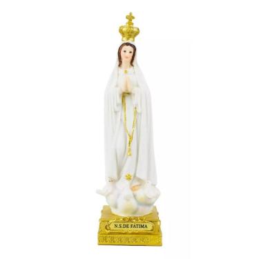 Imagem de Nossa Senhora De Fátima 22cm - Enfeite Resina