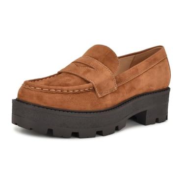 Imagem de Nine West Mocassim feminino Keram, Cognac Suede 101, 38