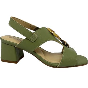 Imagem de Sandalia Feminina Casual Dia a Dia Passeio Trabalho Calce Fácil Salto Médio Ultra Conforto Modare 7172.127