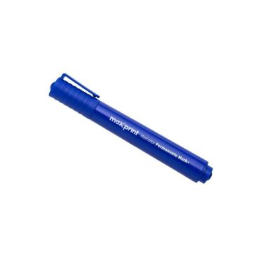Imagem de Marcador Permanente Mark+ Azul Pta Chanfrada 5,7Mm Maxprint