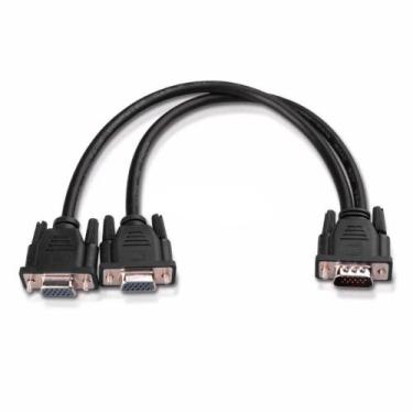 Imagem de Cabo Y VGA - 2 VGA Femea para 1 VGA Macho - 20 cm - 3010R - Diversos