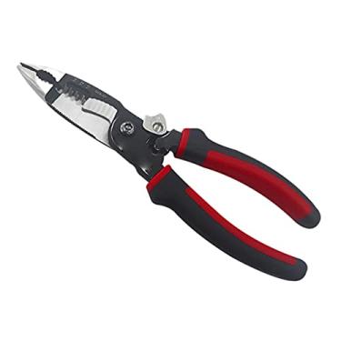 Imagem de Alicate multifuncional 5 em 1, descascador de fios eletricista de 20 cm, alicate de crimpagem, alicate de corte de fio