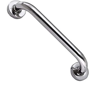 Imagem de Barras de apoio cromadas polidas para banheiras e chuveiros, suporte antiderrapante para banheiro, suporte de parede, corrimão, crianças, deficientes, suporte de toalha/prata/43 cm (prata 33 cm)