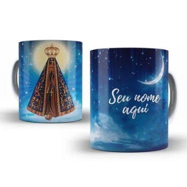 Imagem de Caneca porcelana Nossa Senhora Aparecida personalizada- MELHOR QUALIDA