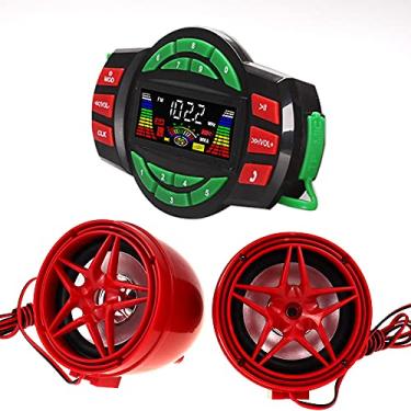 Imagem de Beyondcity Amplificador Bluetooth UTV ATV, sistema de som, alto-falantes mãos-livres, sistema de áudio FM, USB, alto-falantes estéreo de 7,6 cm, 12 V, motocicleta, áudio à prova d'água, rádio FM