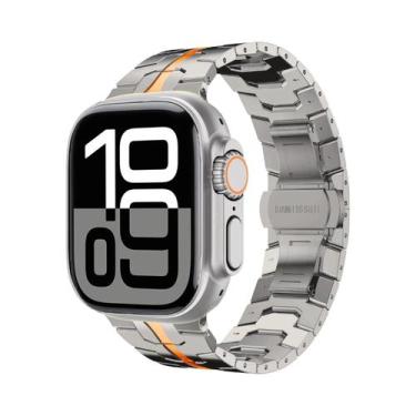 Imagem de Pulseira De Metal Em Aço Inoxidável Para Apple Watch 46 42mm Ultra3 49