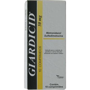 Imagem de Giardicid 50mg 10 Comprimidos - Cepav