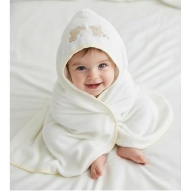 Imagem de Toalha com Capuz Baby 86 x 65 cm Ursinhos