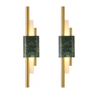 Imagem de Arandela Luxo Dourada White L9 X 45Cm - Smart Norte