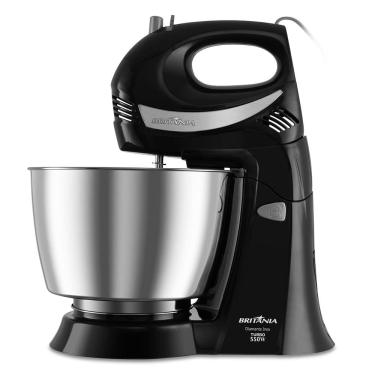 Imagem de Batedeira Britânia Diamante Inox PR Preto 4,3L 550W 2 em 1