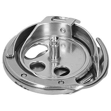 Imagem de Máquina de costura com gancho rotativo, aço durável, caixa de bobina, peça essencial para máquina de botão de cabeça plana dsh nj 771