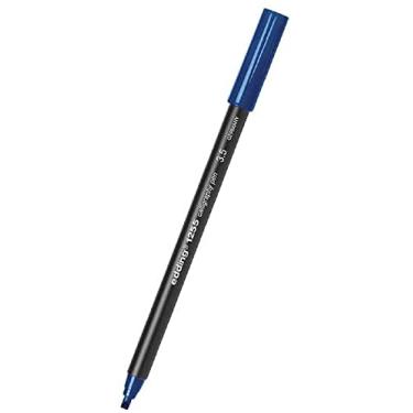 Imagem de edding Caneta de caligrafia 1255 – Steelblue – 1 caneta – ponta de caligrafia 3,5 mm – caneta de fibra para papel, madeira, terracota, tela – letras manuais, cadernos de bala, cartões de agradecimento, livros de caligrafia