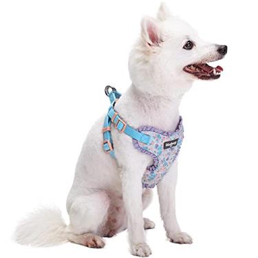 Imagem de Coleção Blueberry Pet 10+ Padrões Feitos Bem Floral – Coleiras para Cães, Arreios, Correias, Vestidos ou BrinquedosBlueberry Pet Harness Vest - (17.5" - 21") Chest Girth