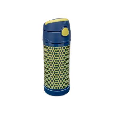 Imagem de Garrafa Termica Com Canudo Azul E Verde