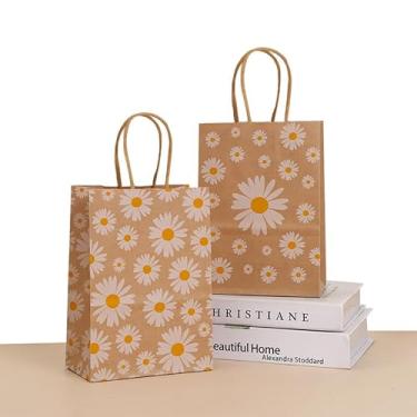 Imagem de Sacos de presente pequenos para festas de festivais, sacolas de presente para lembrancinhas de casamento, sacolas de aniversário com alça, bolsa de aniversário infantil colorida, lindos sacos de papel