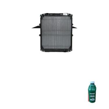 Imagem de Kit Radiador Ford Cargo 712/914 10/ Aditivo Paraflu Rosa 1L + Água Desmineralizada 1L