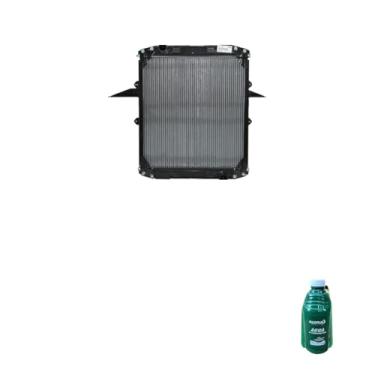 Imagem de Kit Radiador Ford Cargo 712/914 + Aditivo Paraflu Verde Pronto Uso 5 + Água Desmineralizada 1L