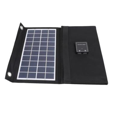 Imagem de SPYMINNPOO Carregador de Painel Solar Dobrável de 21 W 5 V, Painel de Carregamento Portátil de Silicone Monocristalino USB Duplo para Acampamento Ao Ar Livre, Rv, Viagem, Mochilão