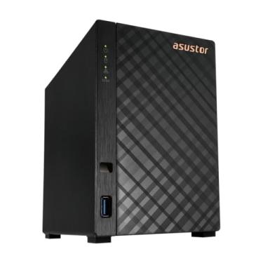 Imagem de Asustor Drivestor 2ª geração AS1202T, 2 Bay NAS, CPU Quad-Core 1,7 GHz, porta 2,5 GbE, 1 GB DDR4, 3 USB 3.0, armazenamento conectado à rede para backup pessoal e doméstico (sem disco)