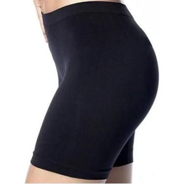 Imagem de Calcinha Short Boxer Sem Costura Lupo Loba Conforto Maciez Cor:PretaTa