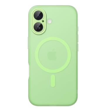 Imagem de JETech Capa Fosca para iPhone 17 6,3 Polegadas Compatível com MagSafe, Proteção Total da Lente da Câmera, Case Capinha Macia de TPU Fosco Translúcido, Anti-Impressão Digital (Sálvia)