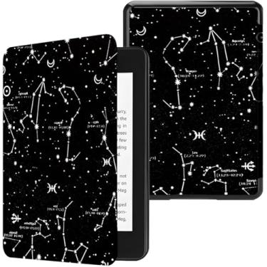 Imagem de Capa Kindle 11ª Geração 6” (Modelos 2022 e 2024 – C2V2L3 e RS23CV) – Auto Hibernação – Fechamento Magnético – Leve, Rígida e com Revestimento Interno em Microfibra (Constelações)