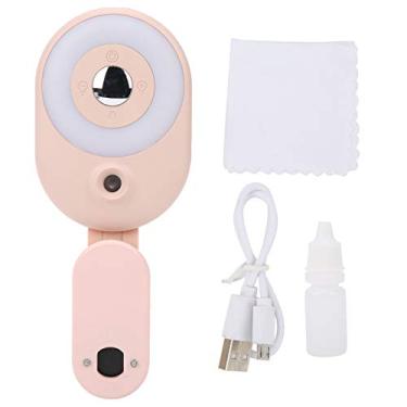 Imagem de Luz de preenchimento regulável otimizada para videoconferência e transmissão ao vivo: Luz de preenchimento LED com tecnologia de lâmpada suave para fotografia de celular. Mini umidificador incluído