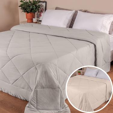 Imagem de Edredom Queen Premium em Percal Acetinado Toque de Pluma 240x260cm - bf Colchões