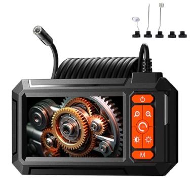 Imagem de Snsowed Boroscópio Industrial Com Tela IPS 1080P, Sonda de 8 Mm, 8 Luzes LED, Ideal para Reparos Automotivos, Inspeção de Tubulações