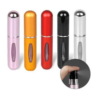 Imagem de Kit 5 Frascos Atomizador 8ml Porta Perfumes Recarregável LKMMZ11 - PDE