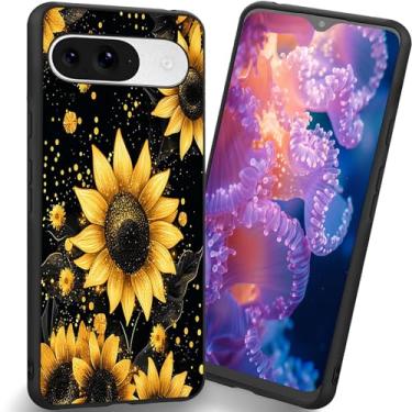 Imagem de RUUHLJLET Projetada para Google Pixel 10/10 Pro de 6,3 polegadas, capa fosca macia oferece proteção total (girassol)