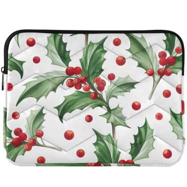 Imagem de Capa para laptop Christmas Holly Berry acessórios de computador designer capa universal para notebook 14 13 polegadas capas para laptop