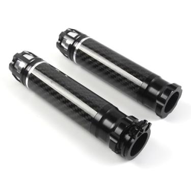 Imagem de Arashi Punhos de guidão universal para motocicletas 7/20.3 cm 22 mm para Honda Suzuki, BMW, Yamaha, Kawasaki, Ducati, todas as motos esportivas, prata S1000RR S1000R G650X S1000XR