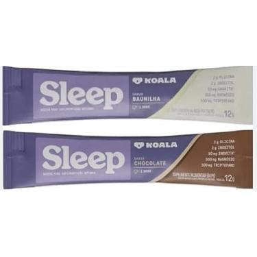 Imagem de Kit 06 unidades de Koala Sleep Sachês de 12g Sabor Baunilha e Chocolate-Caffeine Army