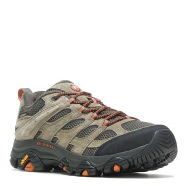 Imagem de Merrell Tênis de caminhada masculino Moab 3 impermeável, Oliva, 42