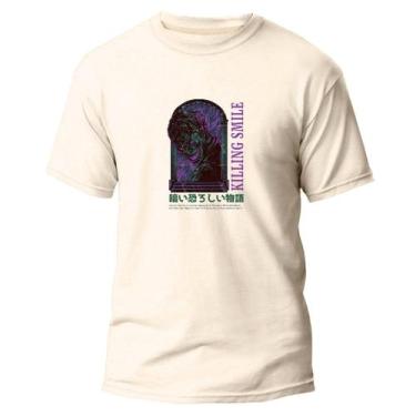 Imagem de Camiseta Algodão Premium Estampa Digital Sorriso Asustador - Pavesi, O
