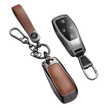 Imagem de Compatível com baic bejing bj30 bj40 2024 2025 caso chave de controle remoto do carro acessórios chaveiro guarnição guarnição capa(Black B)