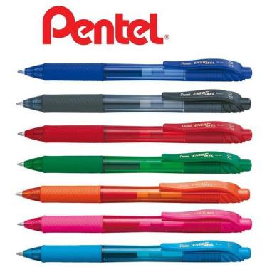 Imagem de Caneta Gel 0,7mm Energel-x - Kit C/7 cores - Pentel
