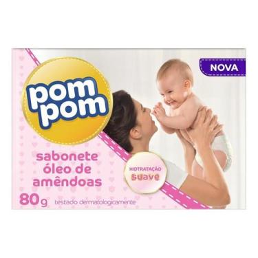 Imagem de Kit c/ 2 Pom Pom oleo de amendoas sabonete 80g