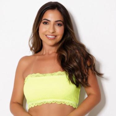 Imagem de Top Faixa sem Bojo Cor:VerdeTamanho:G - MTX Moda, Verde, G