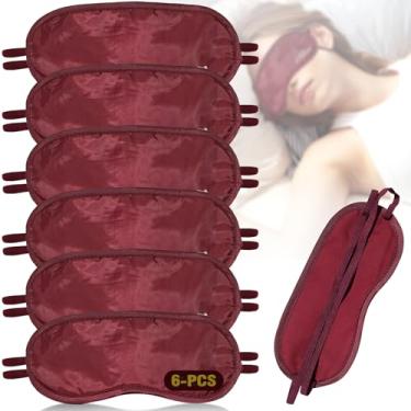 Imagem de Máscara de sono, venda noturna para homens e mulheres, capas supermacias de viagem, cobertura de sombra para dormir (6 peças)