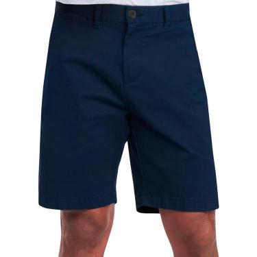 Imagem de Bermuda Tommy Hilfiger Masculina de Sarja Stretch Azul Marinho-Masculino