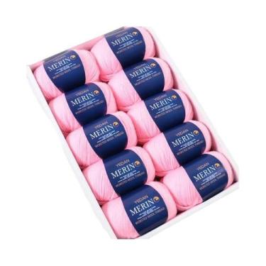 Imagem de Fio De Lã Fina De 500g Para Tricô Artesanal DIY Moda Outono Inverno Pa